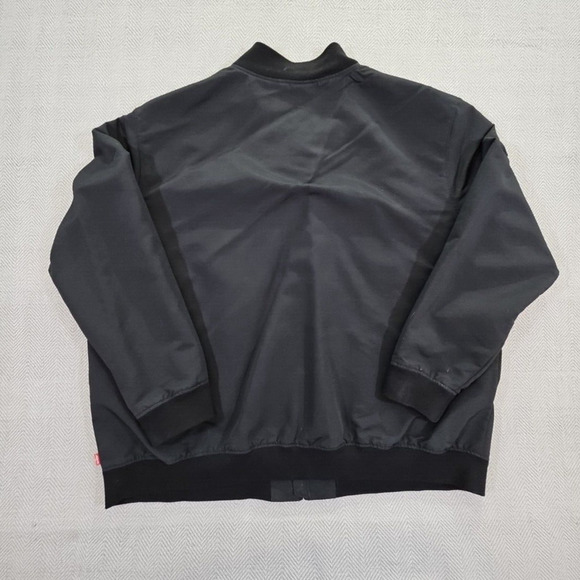 Levi's Men's Size XXXL (3XL) Lightweight Lined Bomber Jacket Black Rain Jacket - Picture 2 of 16